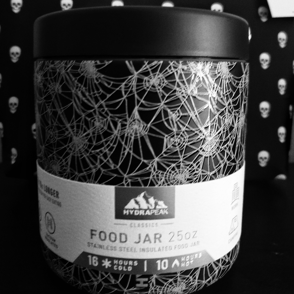 NWT Halloween Spiderweb Food Storage only.  25oz. Keep your food warm.
